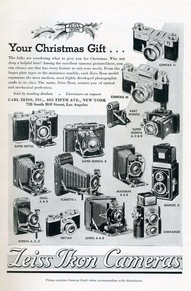 In the picture I can see few cameras which are of different types and there is something written...