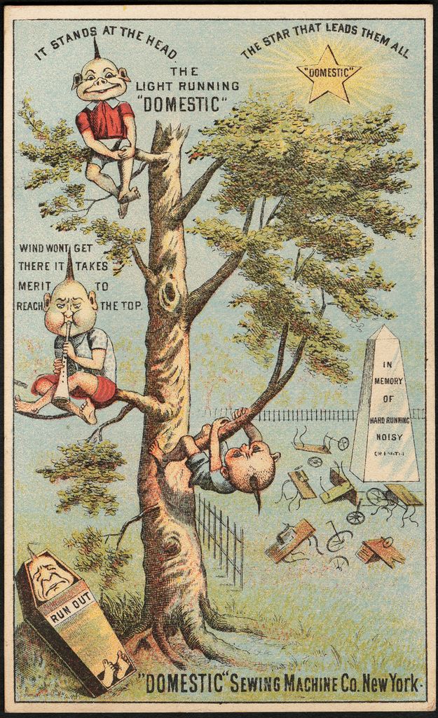 On this poster there is a tree, fence, wall and something written on this poster.