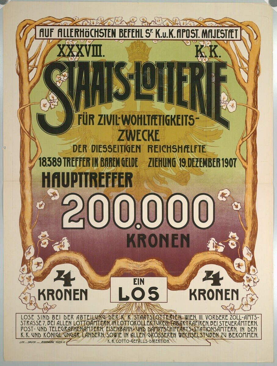 The image shows a poster on the wall of a building with a lot of money on it. The poster has text...