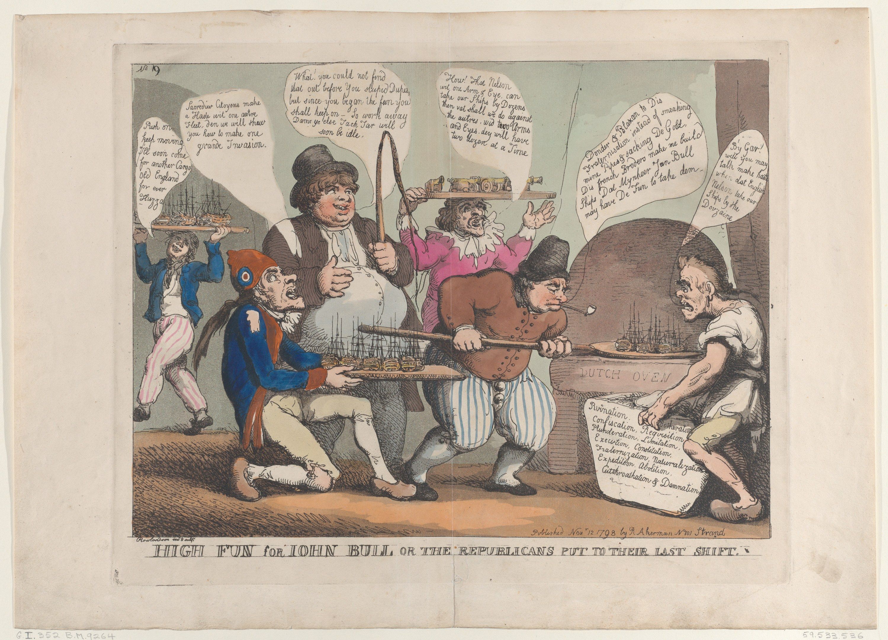 The image shows a paper with a cartoon depicting a group of people in a room. The cartoon is titled...