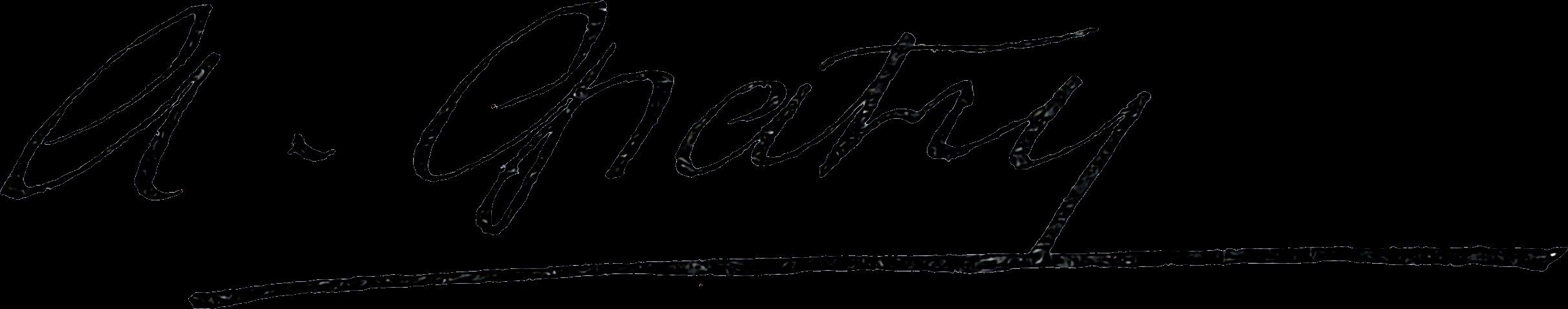 The image shows a black and white logo with the word "A Charity" written in black ink on a white...