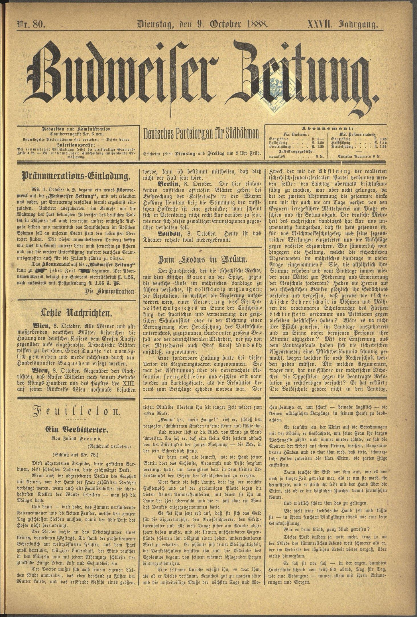 The image shows an old newspaper with the title "Budweiser Betting" printed on the front page. The...