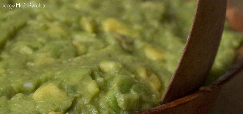 There is a food item in the container.