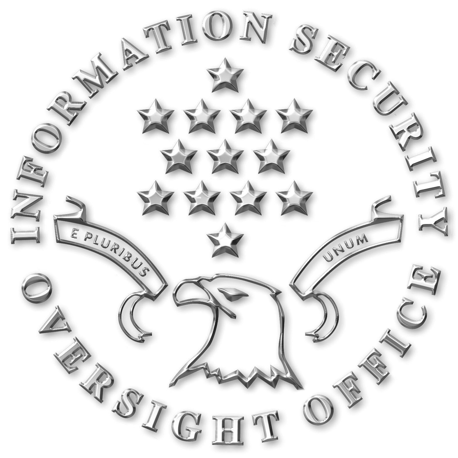 The image shows the logo of the Information Security Oversight Office, which consists of a shield...