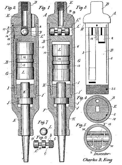 The image shows a drawing of a device with a lot of parts on it, which is believed to be a patent...
