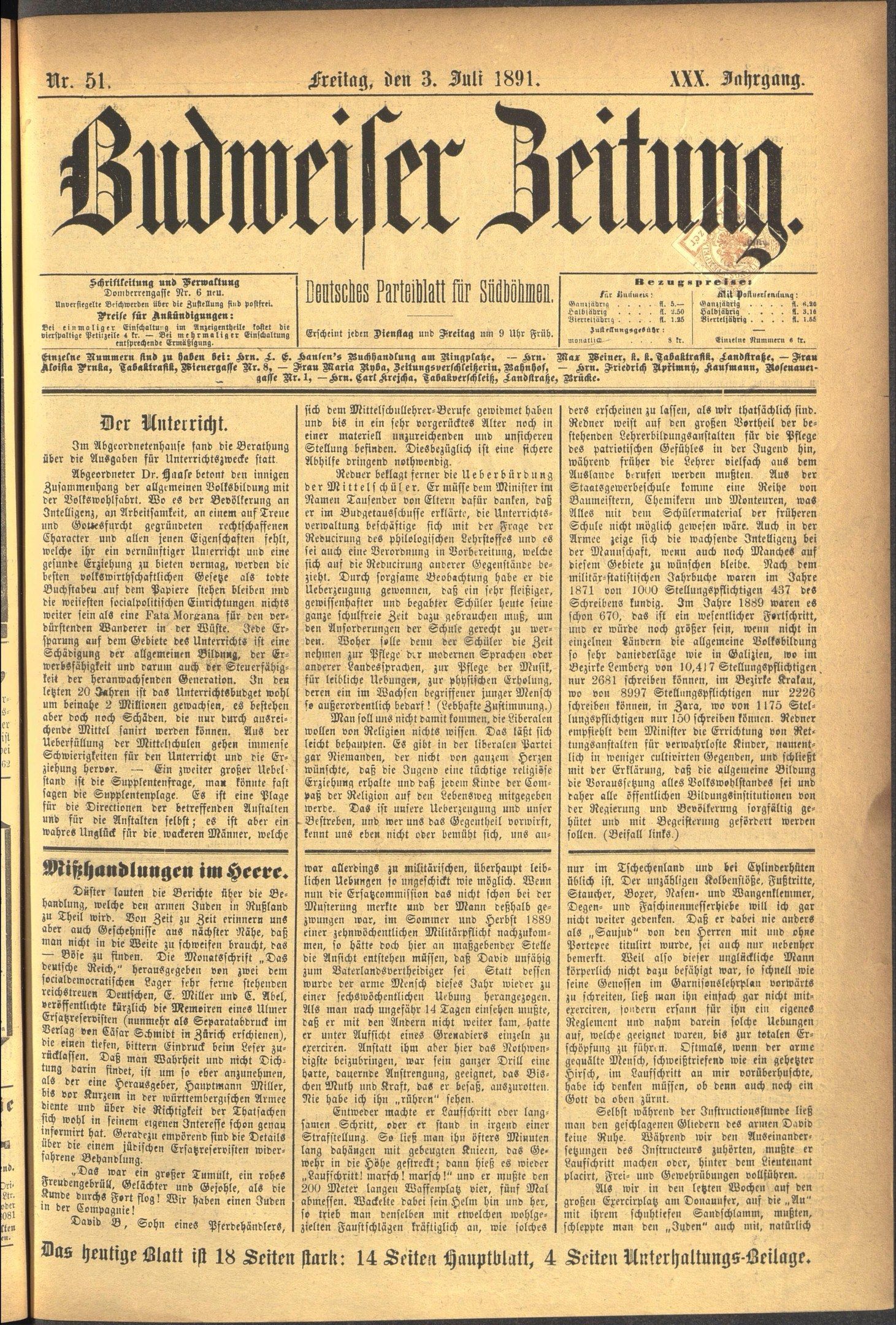 The image shows an old newspaper with the title "Budweiser Betting" printed on the front page. The...