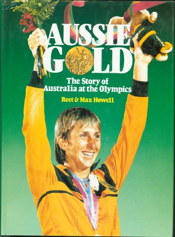 The image shows a book titled "Aussie Gold: The Story of Australia at the Olympics" with a picture...