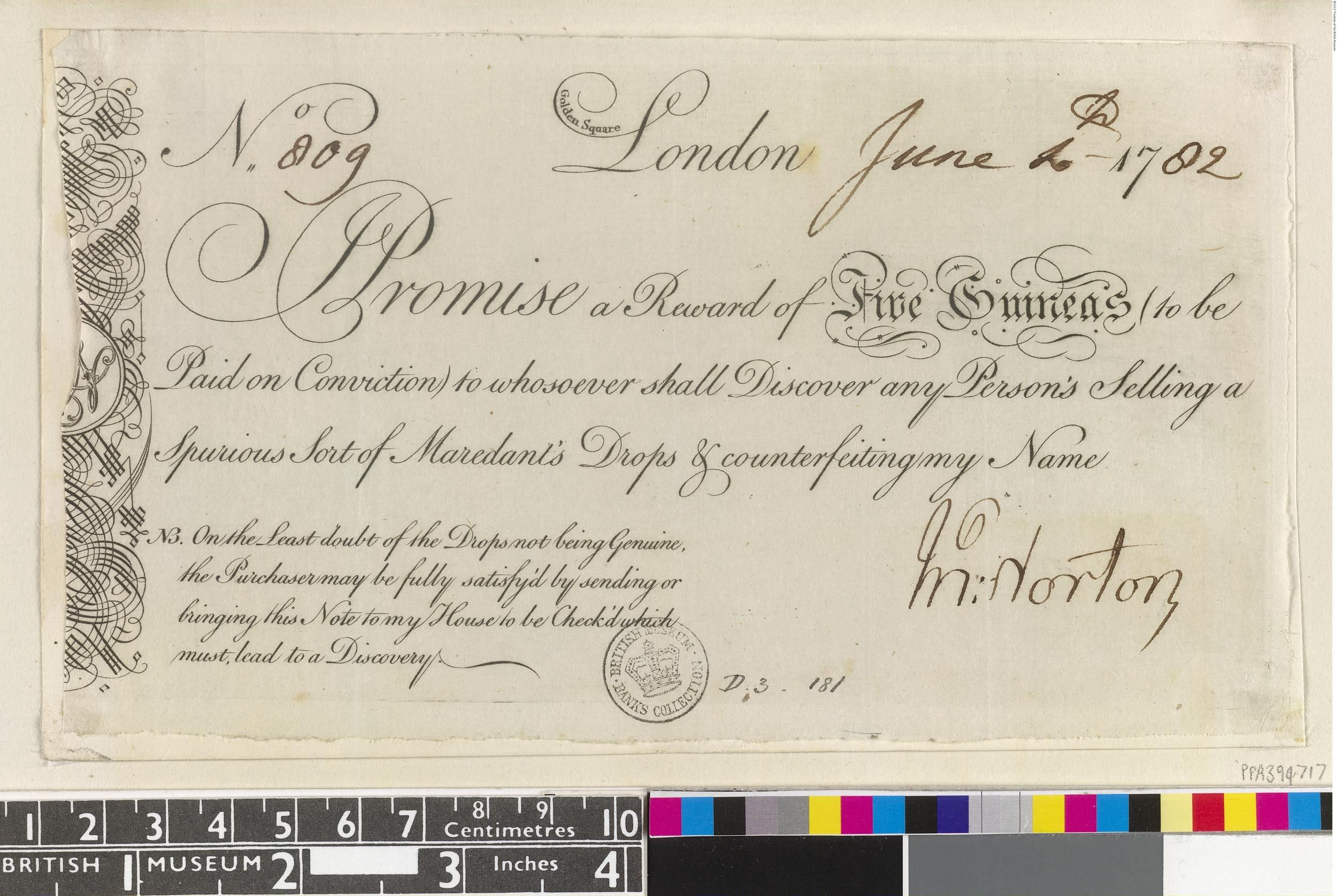 The image shows an old document with a black and white image of a man's handwriting on it, along...