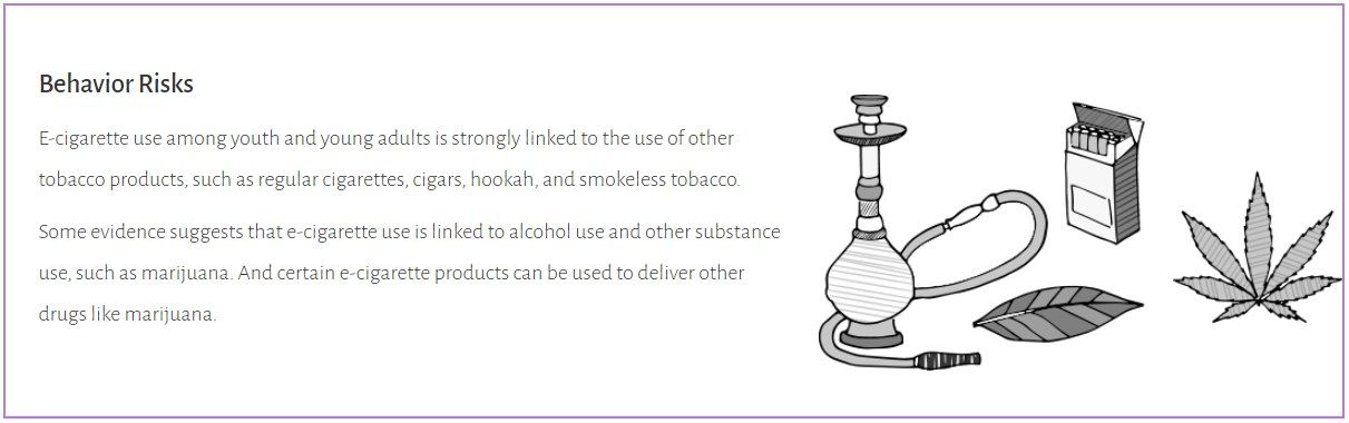 The image shows a poster with a hookah, marijuana leaves, and a cigarette, along with text that...