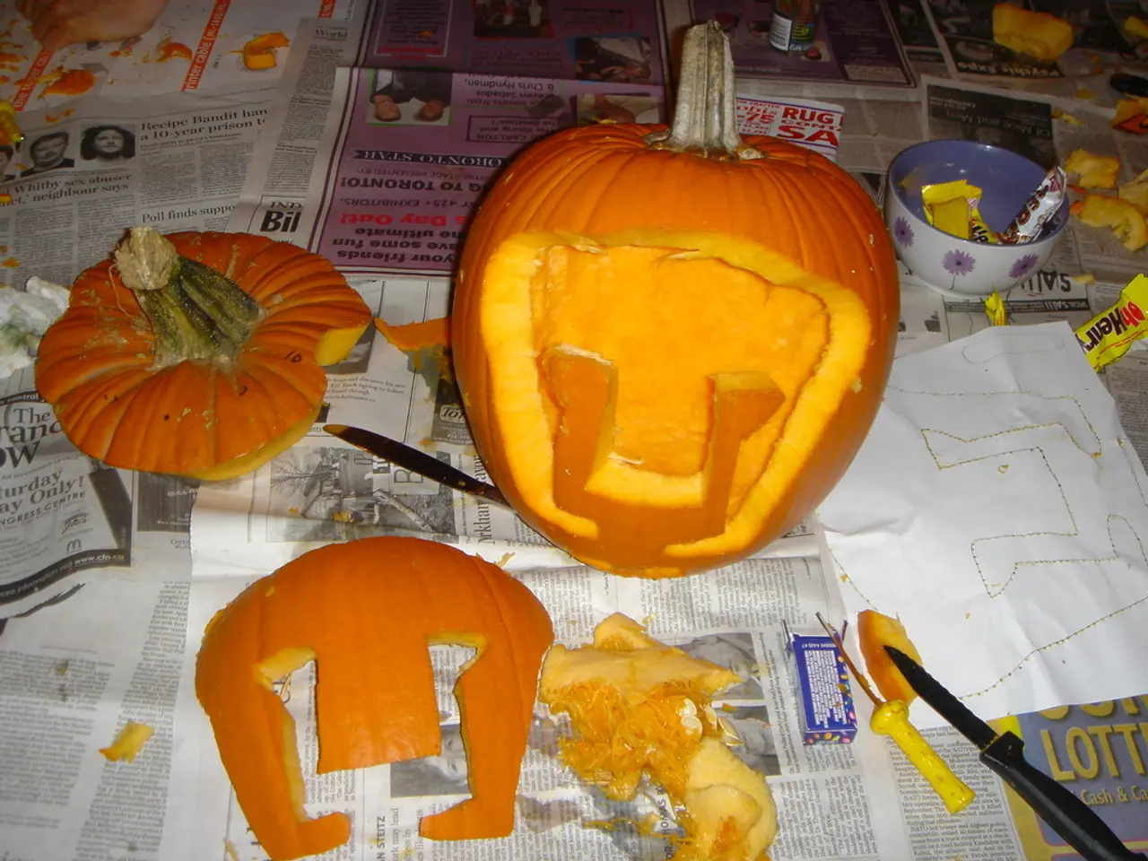 "Discover the captivating spooktacular free pumpkin cross-stitch pattern!"