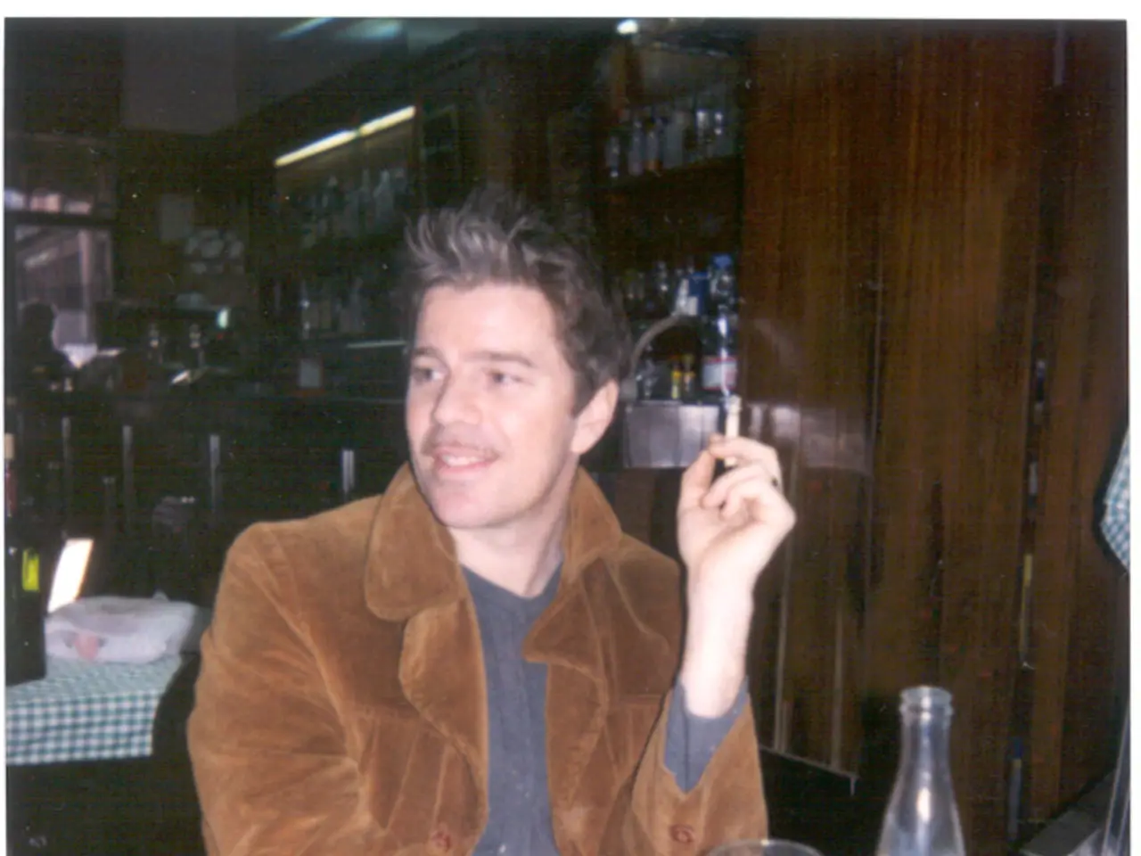 Suspects apprehended near the restaurant by law enforcement officers