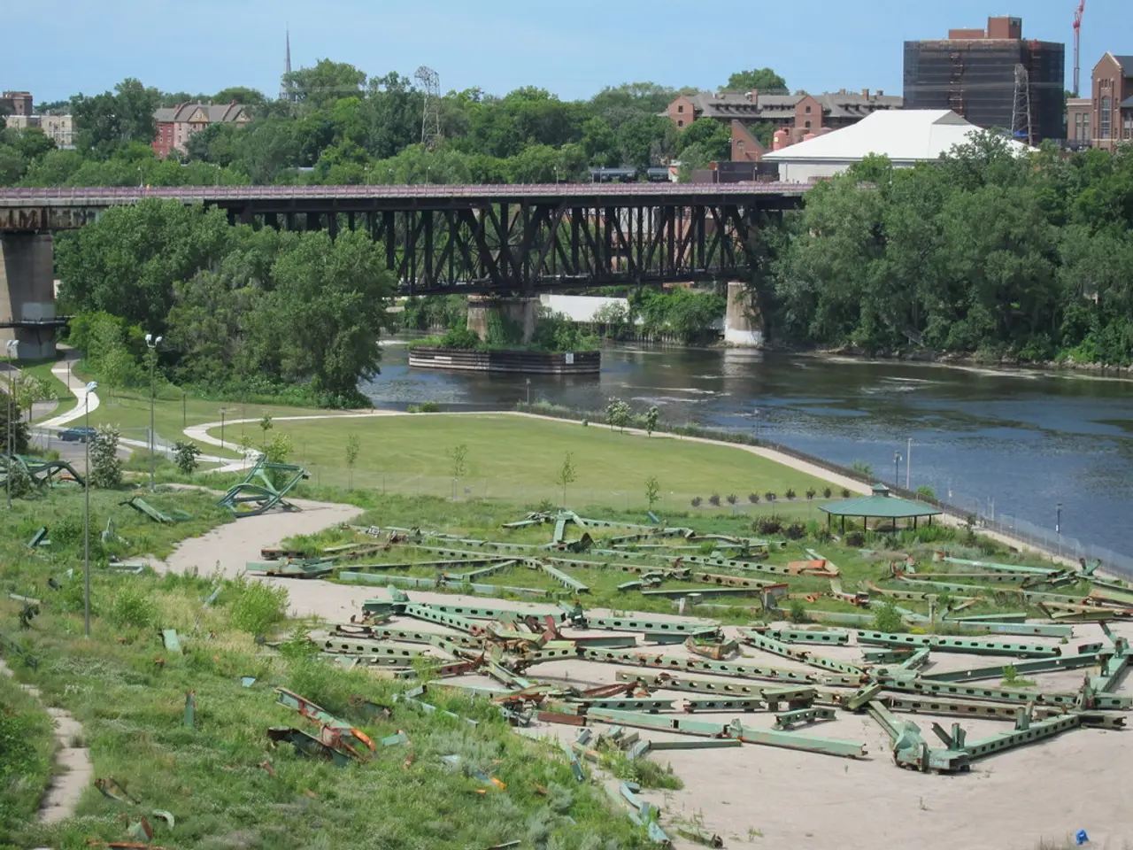 Scenic views of the Hudson River and George Washington Bridge are available at a historically...