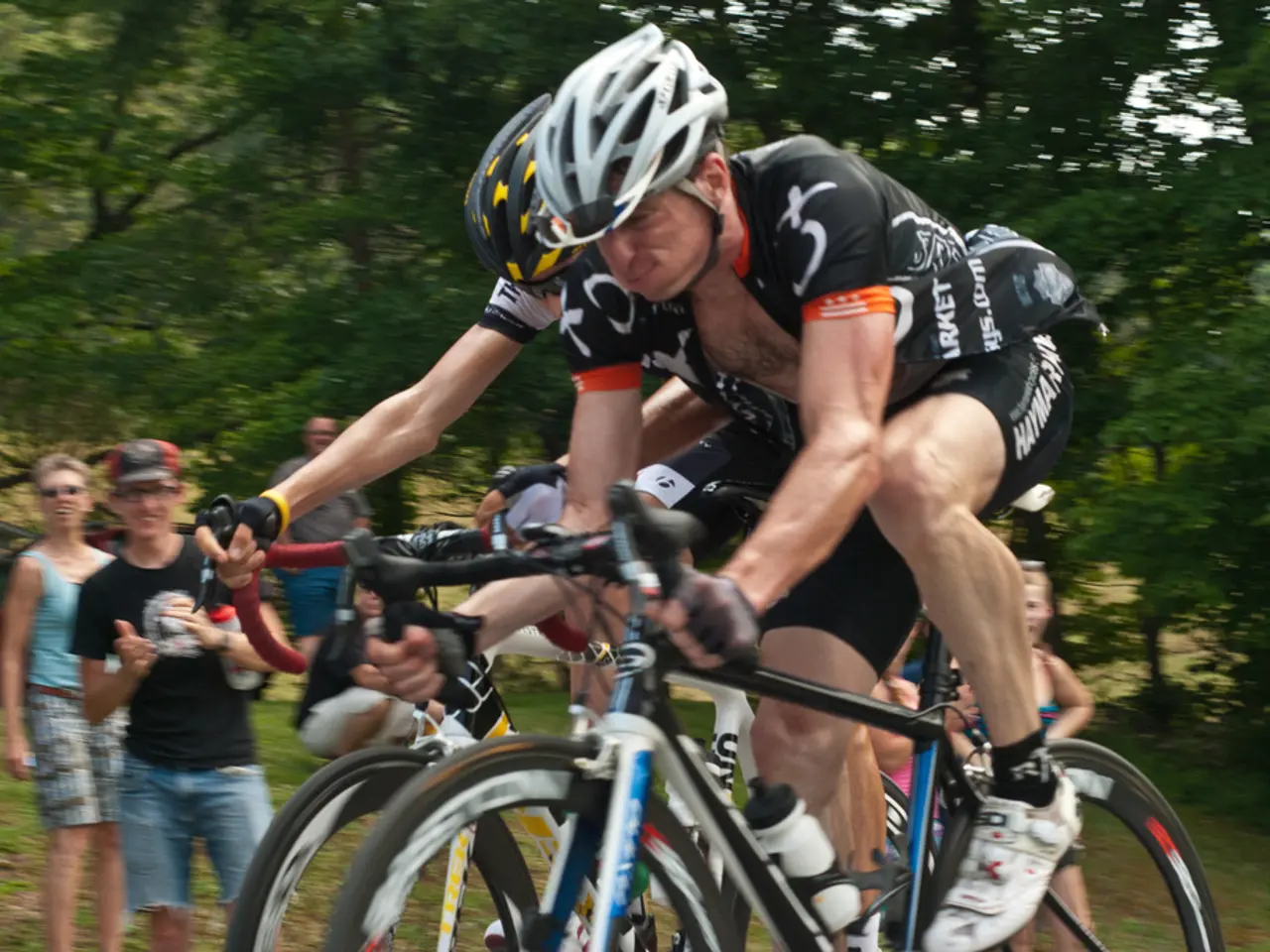 "Neilson Powless, against all expectations, outpaces Wout in a sprint to secure an unexpected...