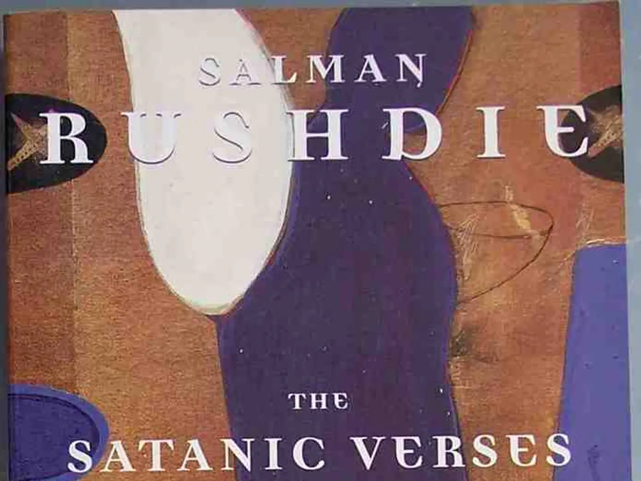 Here I can see a book which is in brown color. On this I can see some text in white color. It is...