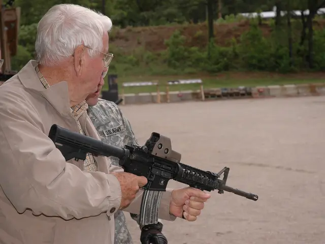 Police officer assaulted with a Softair rifle by an individual.