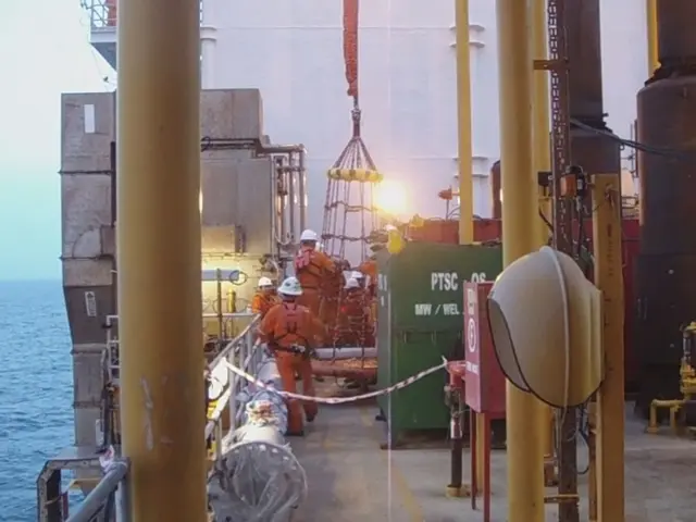 Maritime emergency drill simulating hospital transfers