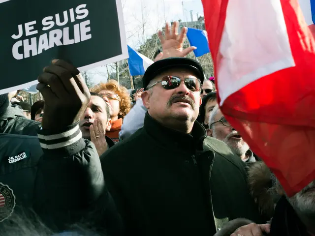 Protests against immigration in Melbourne escalate, with rival groups wielding flag poles in acts...