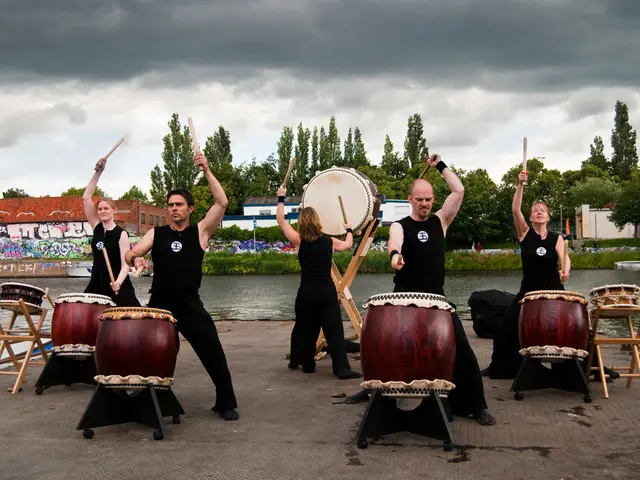 Enchanted rendition of the iconic 'Harry Potter' tune by an Indonesian orchestra within the ancient...