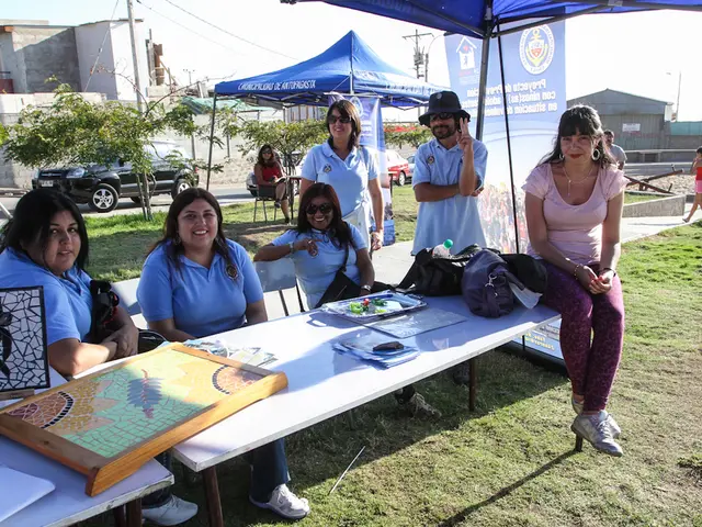 Massive turnout at urban marketplace "ONE CITY FOR ALL": over a hundred people relishing communal...