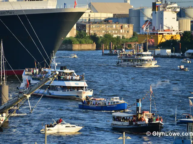 Departure of a flotilla on Sunday, carrying numerous vessels, Greta Thunberg, and officials from...