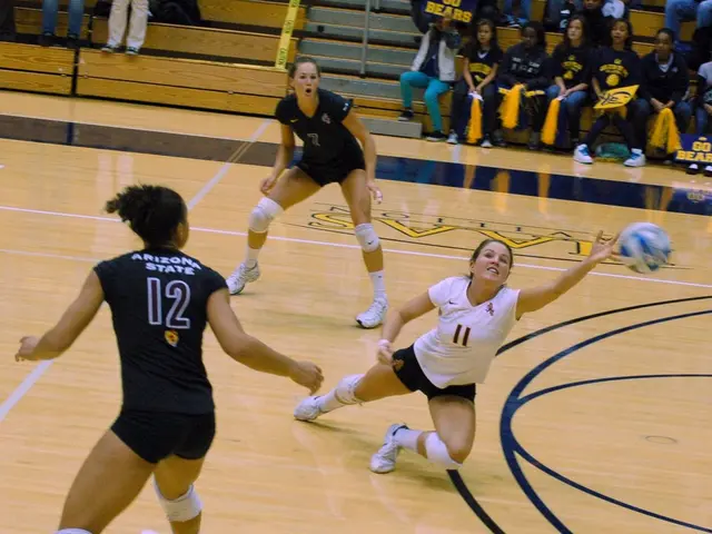 Women's soccer team at the University of Washington successfully defends their pitch against...