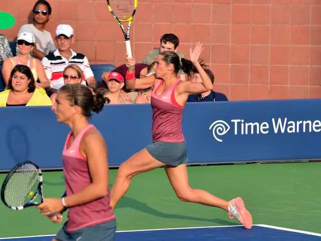 Images showcasing the climax of the US Open Women's Final, where Aryna Sabalenka clinched a...