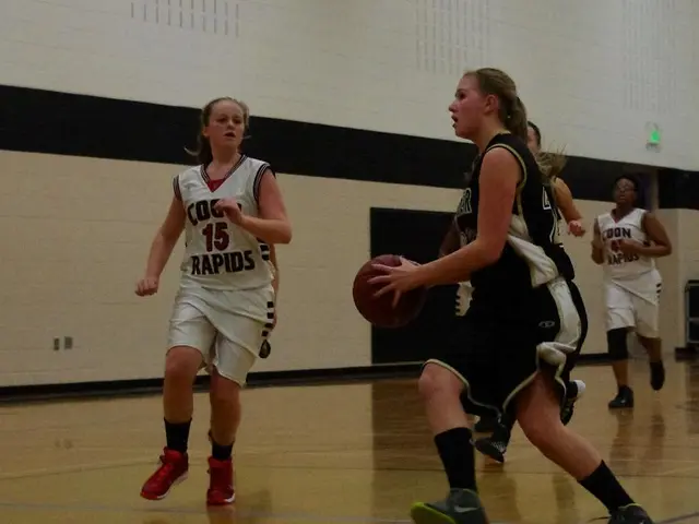 Athletes persist in their efforts following a challenging competition in basketball