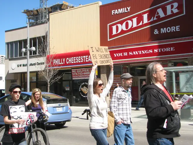 Anticipated road obstructions resulting from protests