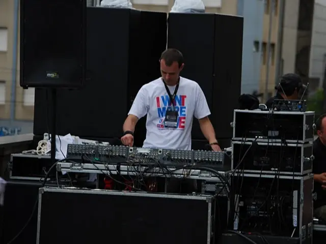 Model Naomi Campbell begins her career as a Disc Jockey