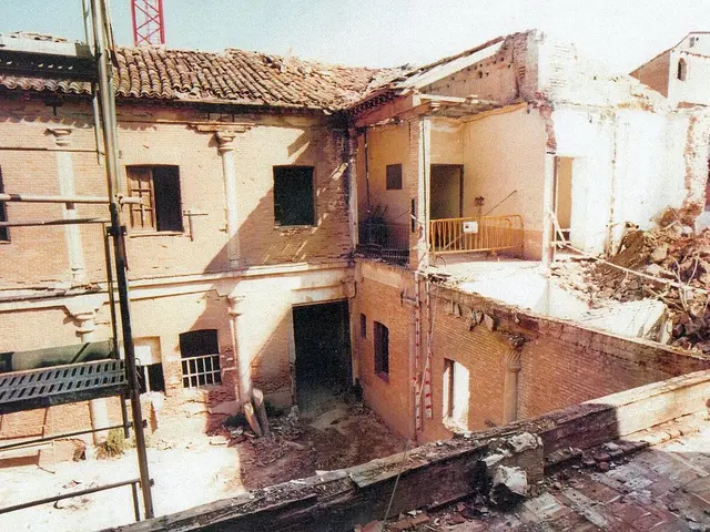 Three individuals sustain injuries due to a supermarket's rooftop caving in