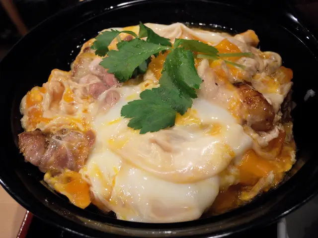 Omelette Française with Sweet-Cooked Onions and Chevre Centering