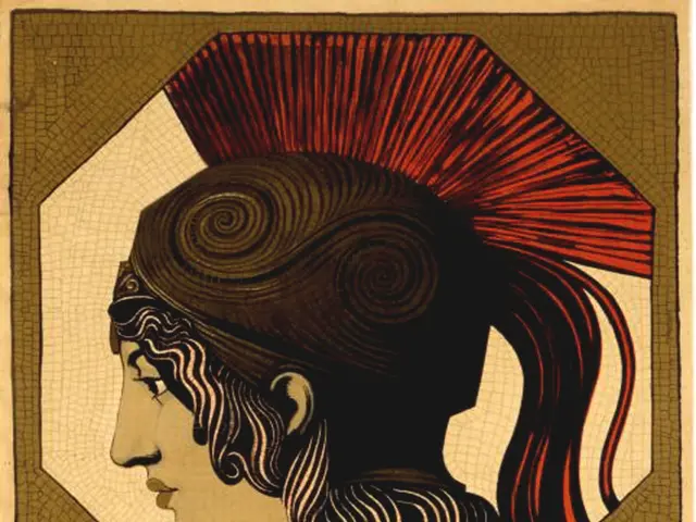 The image shows a poster for the Internationale Kunststellung in Munich, Germany, featuring a woman...