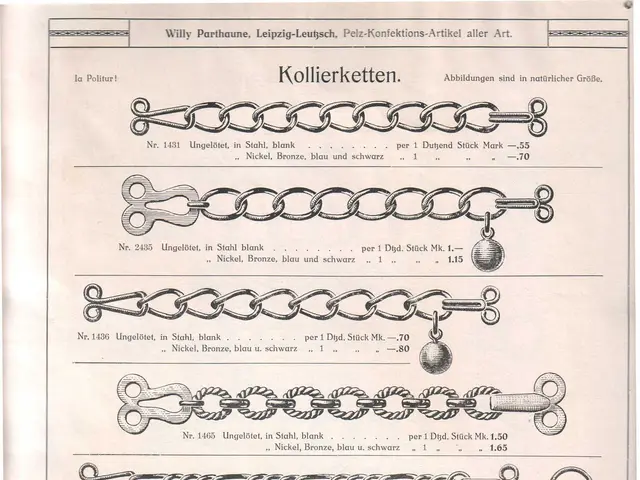 The image shows a page from a book with a drawing of a chain and a key, along with some text. The...