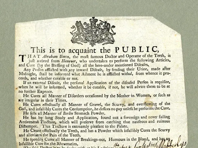 The image shows a paper with text and a logo on it, which reads "This is to Acquaint the Public".