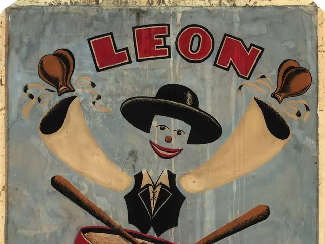 The image shows a poster advertising a carnival in San Juan, Puerto Rico. It features a painting of...