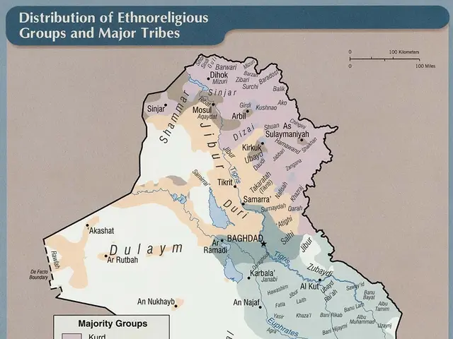 The image shows a poster with a map of Ethiopia, highlighting the distribution of ethnic groups and...