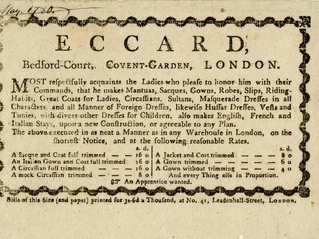 The image shows an old book with the words "Eccard, Bedford Court, Covent Garden, London" written...