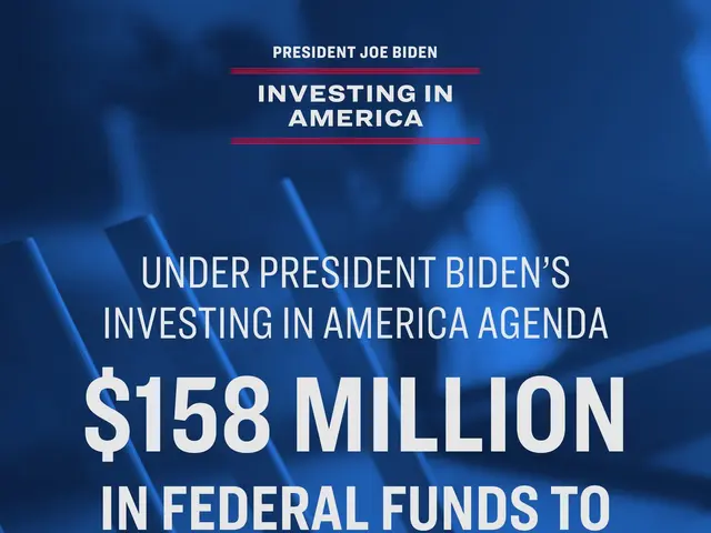 The image shows a poster with text that reads "Under President Biden's Investing in America Agenda:...