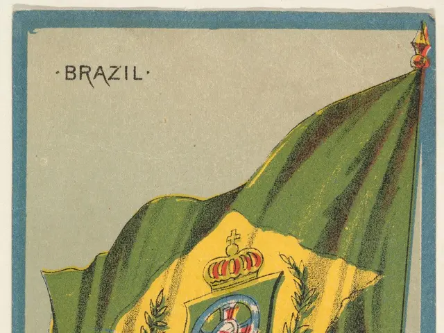 The image shows a poster with a Brazilian flag and the words "Mechanic's Long Cut for Smoking or...