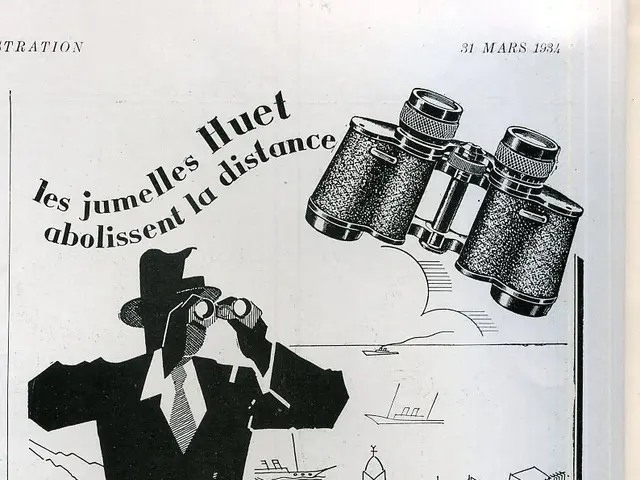 The image shows an advertisement for a tourisme chasse sport in Paris, featuring a man in a suit...