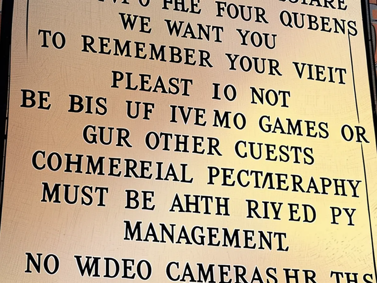 An encouraging sign hangs at the Four Queens Casino on Fremont Street.