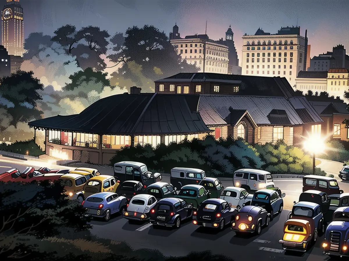 In this undated photo, Central Park Casino is supported.