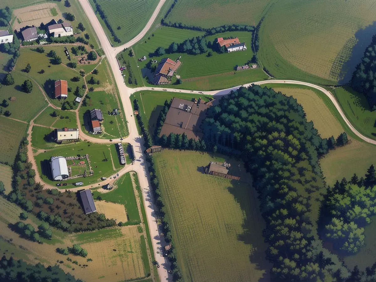 Nearby to Crescent, Nebraska, some residences have been found with damages. Home damaged are seen near Crescent, Nebraska.