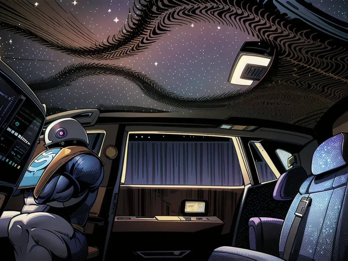 The Phantom Syntopia has a special Weaving Water design in its Starlight Headliner.