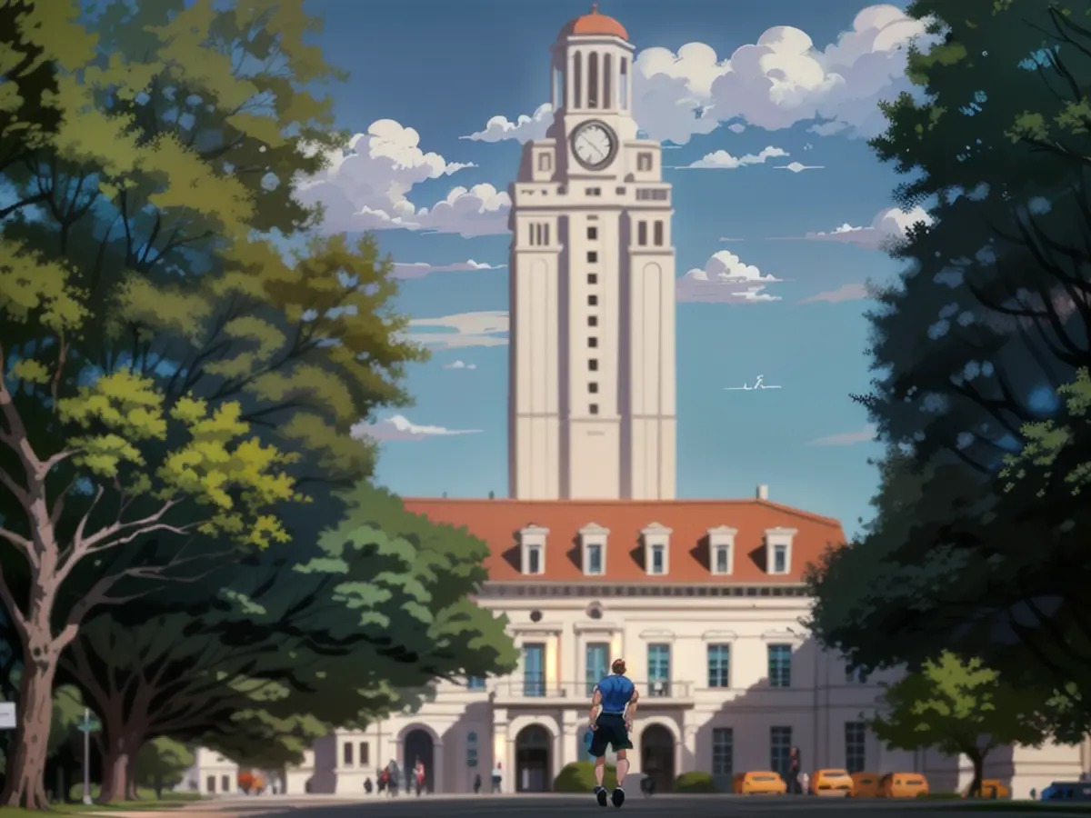 The iconic UT Tower situated on the campus of the University of Texas in Austin. (Credit: Aaron E. Martinez/AMERICAN-STATESMAN/File) The landmark UT Tower on the University of Texas campus in Austin. (Credit: Aaron E. Martinez/AMERICAN-STATESMAN/File)