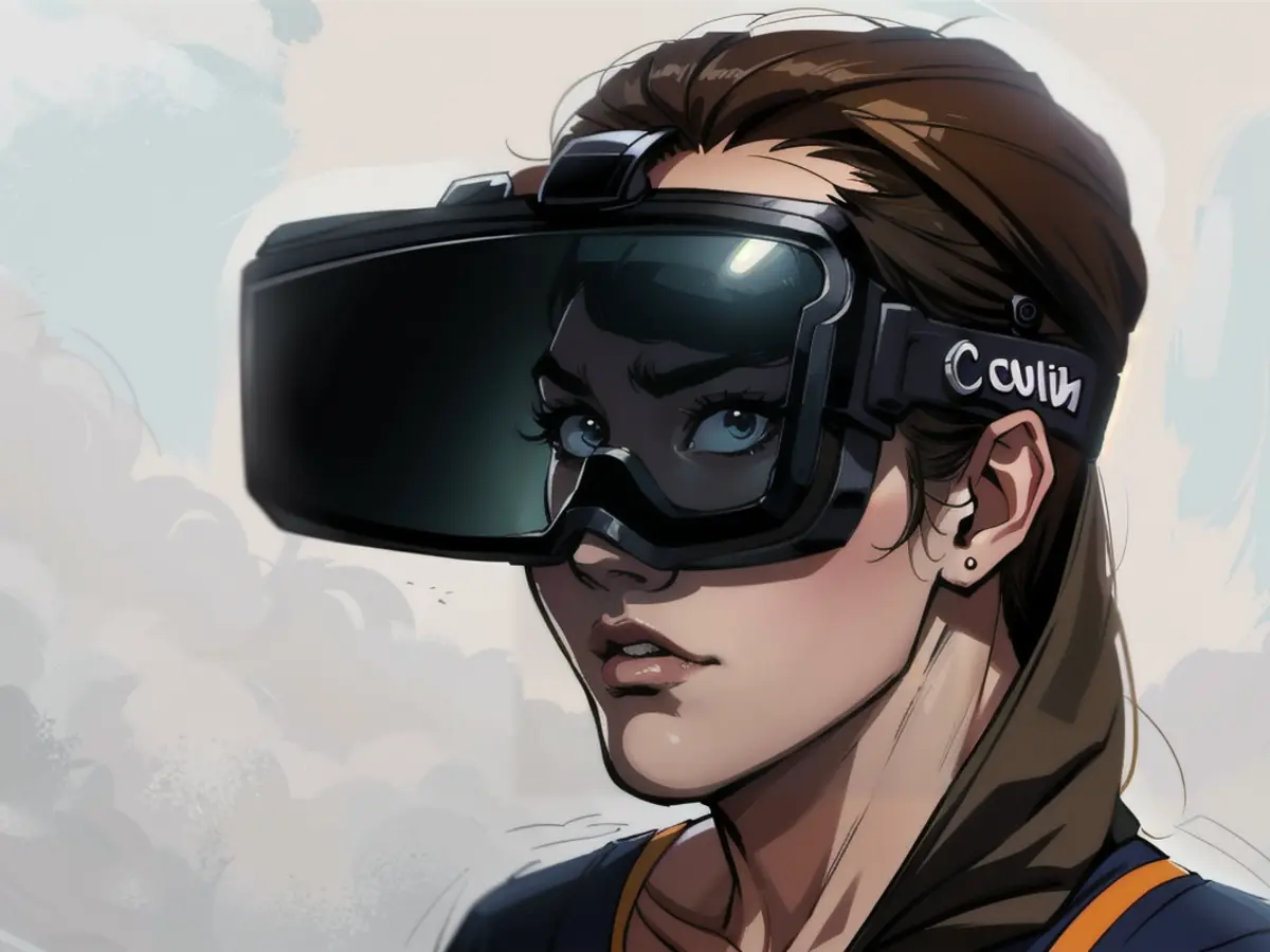 A separate pair of glasses is required for VR games (