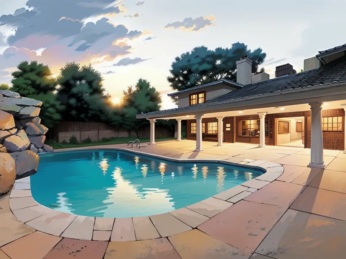 Here’s where the Lewises pooled around. (Century 21)