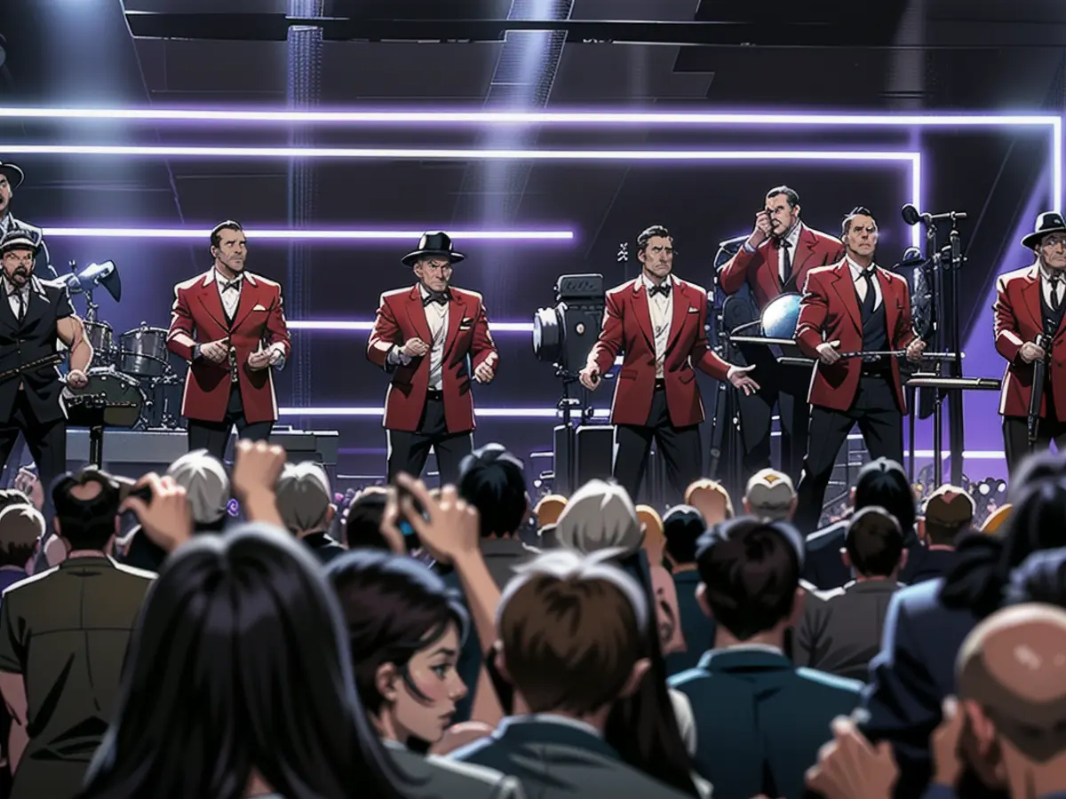 Concert Overview: Rod's Farewell and New Edition's Revival Ricky Bell, Johnny Gill, Michael Bivins, Ralph Tresvant, Ronnie DeVoe, and Bobby Brown of New Edition perform during the Rock & Roll Hall of Fame Induction Ceremony on Nov. 3 in New York.