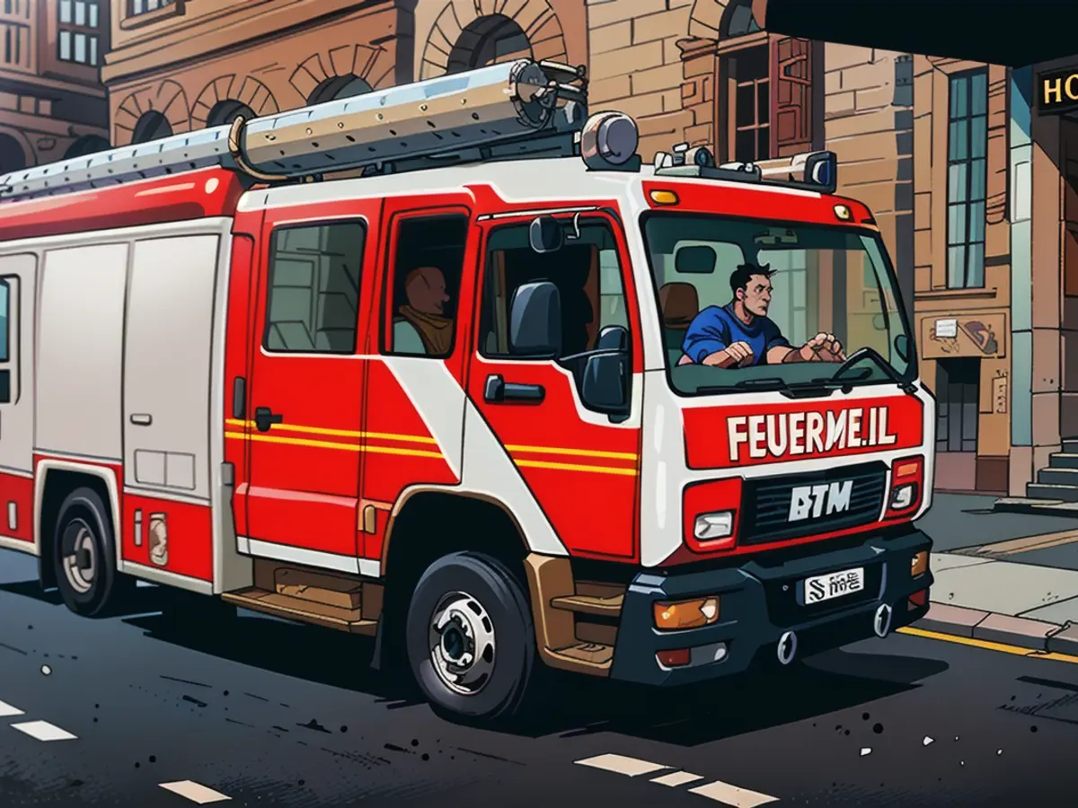 The fire department raced to Berlin's 