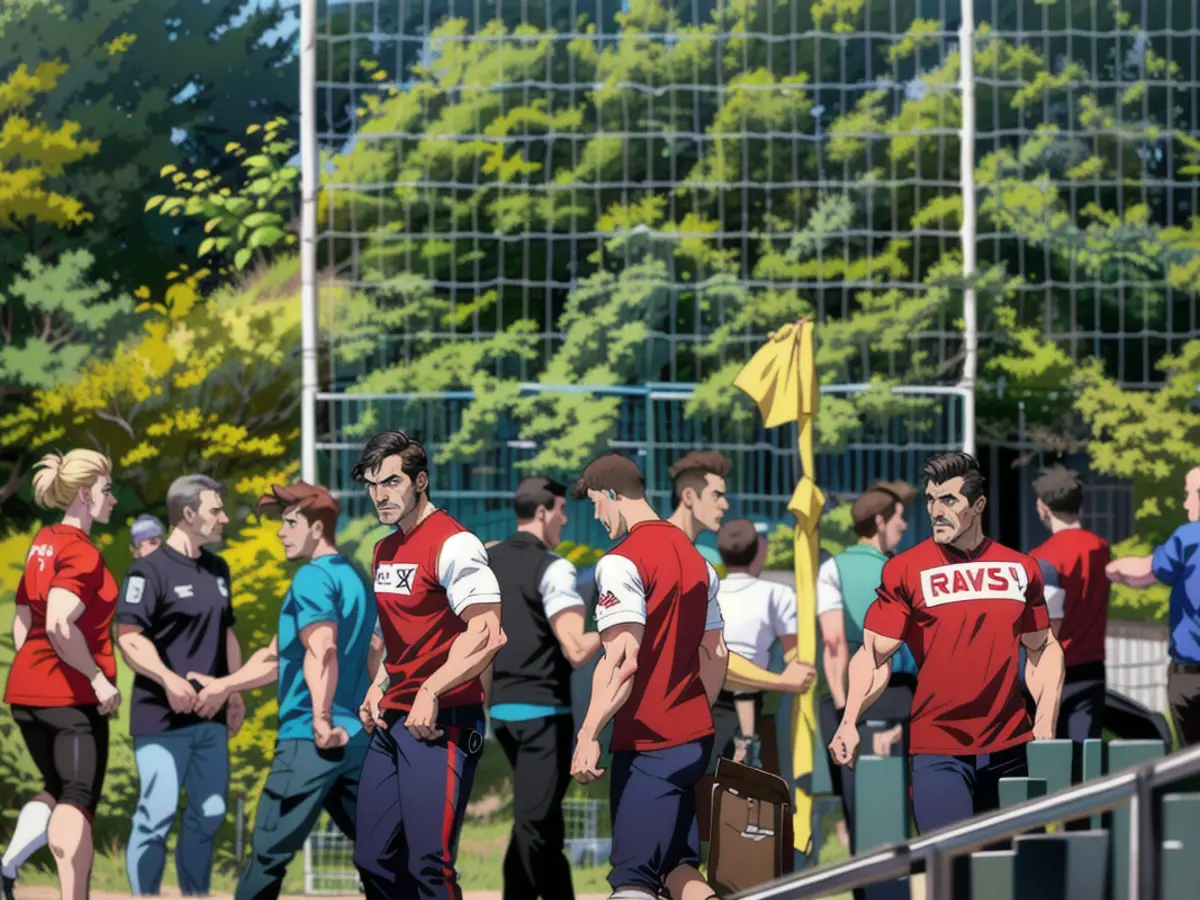 Escalation of violence in Essen. At the soccer match between 